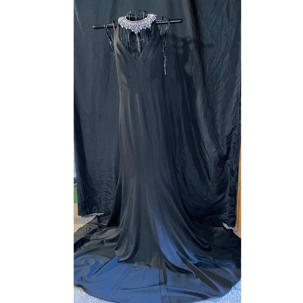 Black Jovani Jersey Dress